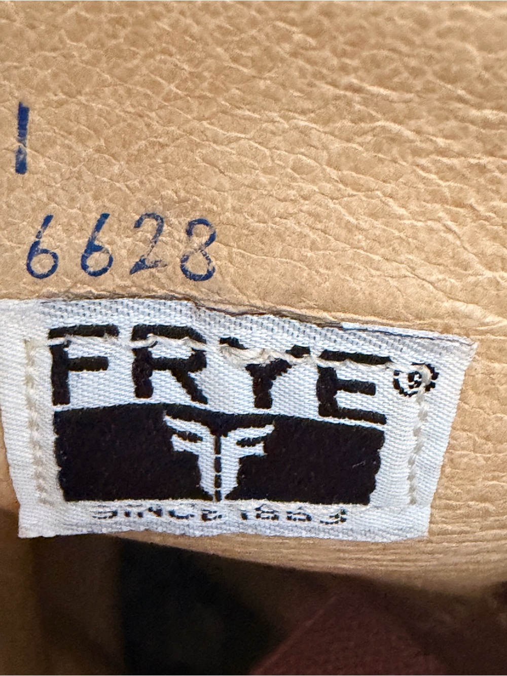 Vintage Frye 6628 Made USA Brown Leather Tall Riding Boots Women’s 7B - Picture 10 of 13